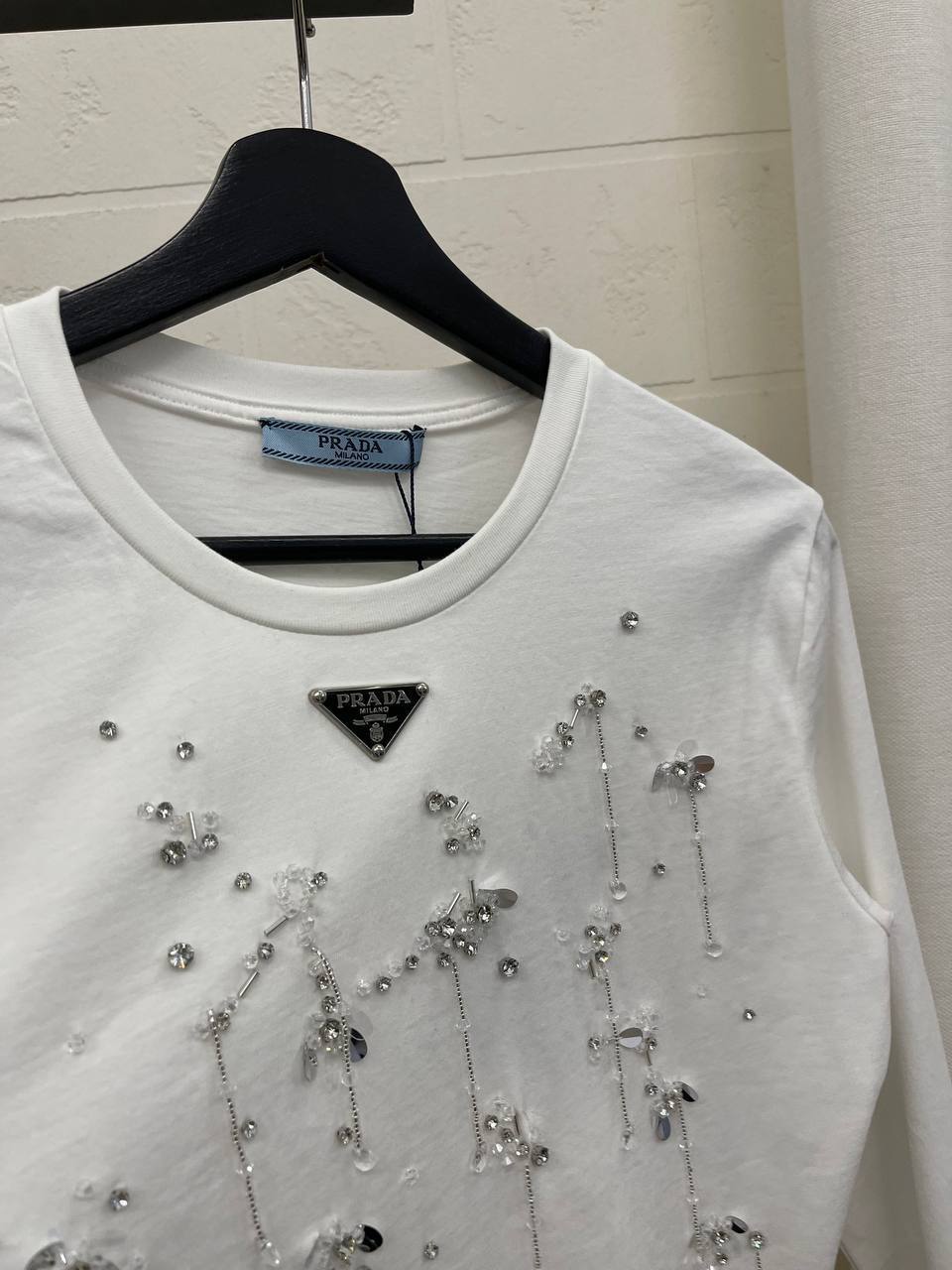 Prada BP-49649 трендовый лонгслив Prada BP-49649 трендовый лонгслив