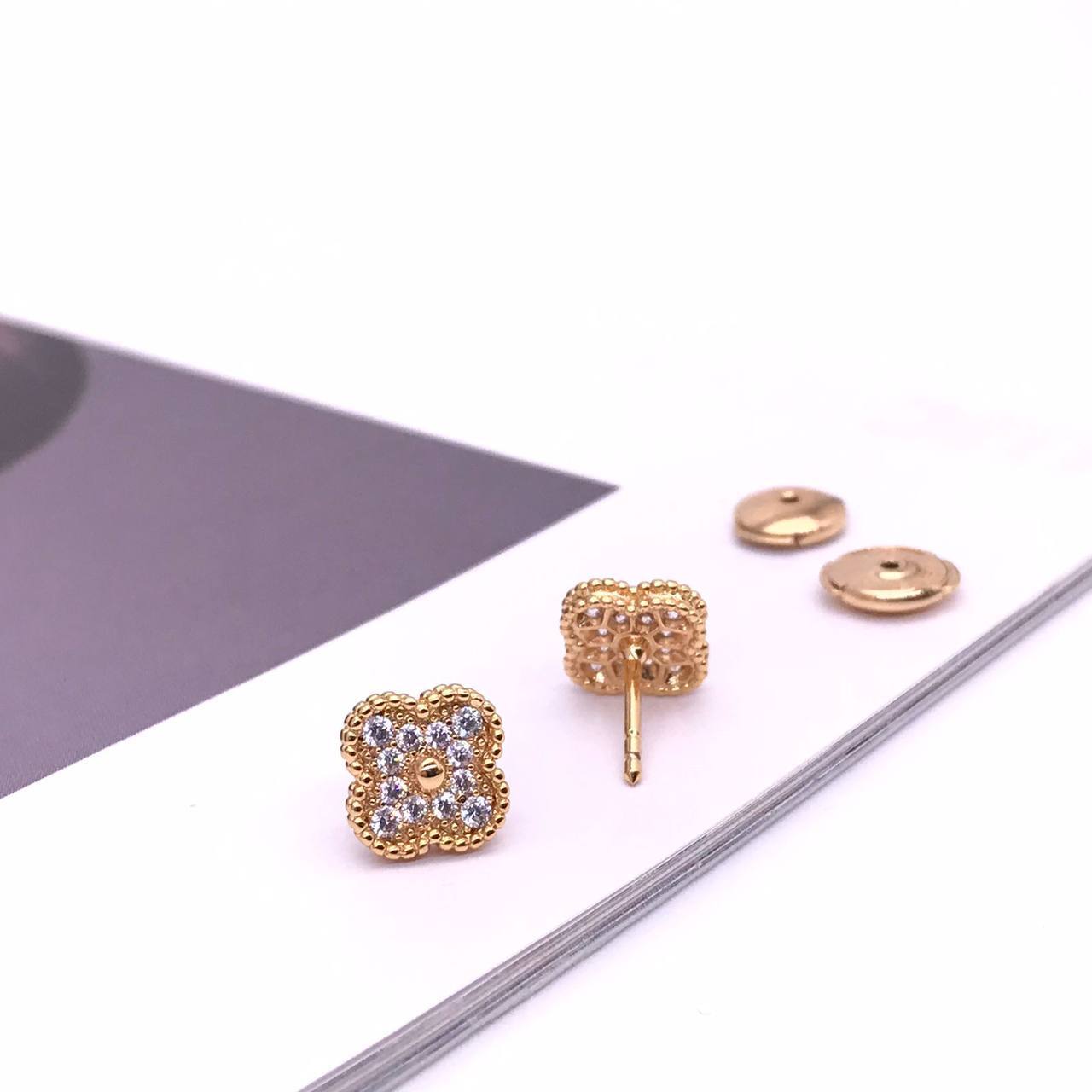 Серьги Van Cleef премиум BP-37239 Серьги Van Cleef премиум BP-37239