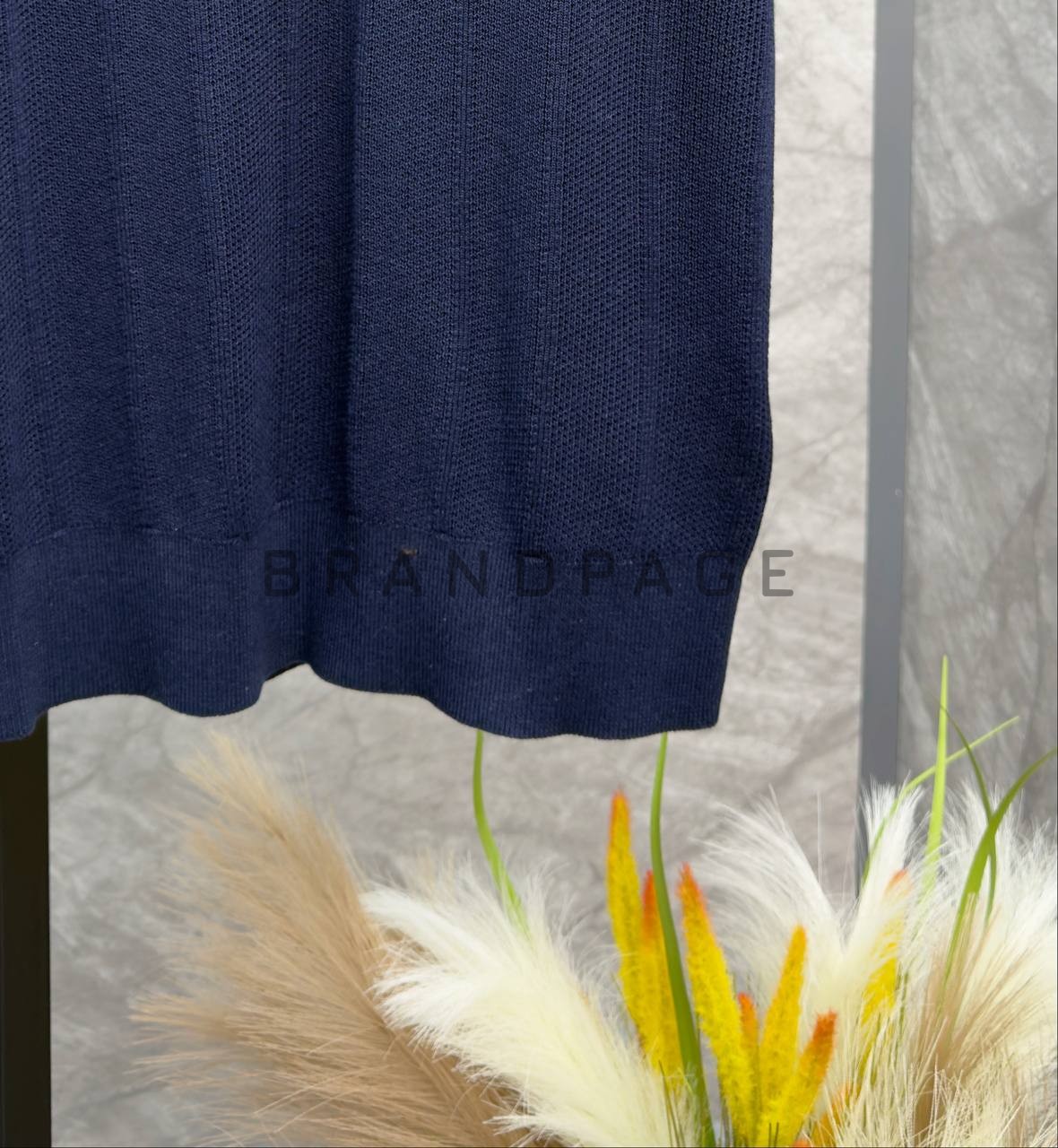 Поло из лиоцела и хлопка Brunello Cucinelli BPLUX13001