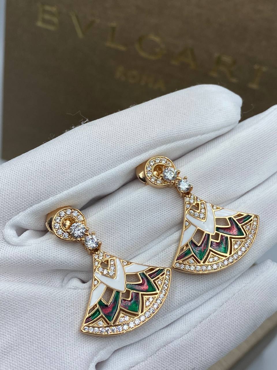 Коллекционные серьги Bvlgari BP-38338 Коллекционные серьги Bvlgari BP-38338