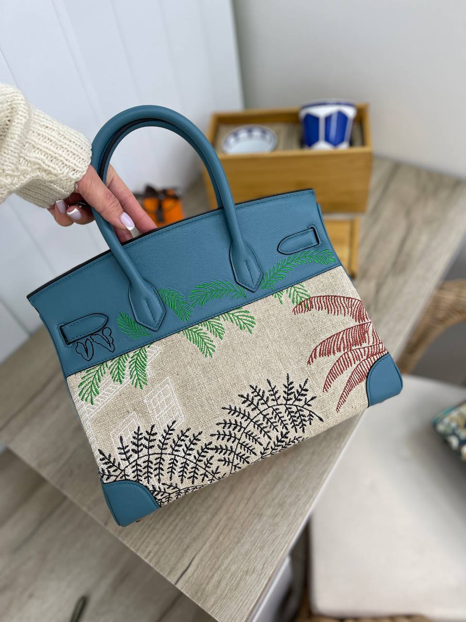 Трендовая сумка Birkin женская 30 см, GHW, Hermes BP-28574 Трендовая сумка Birkin женская 30 см, GHW, Hermes BP-28574