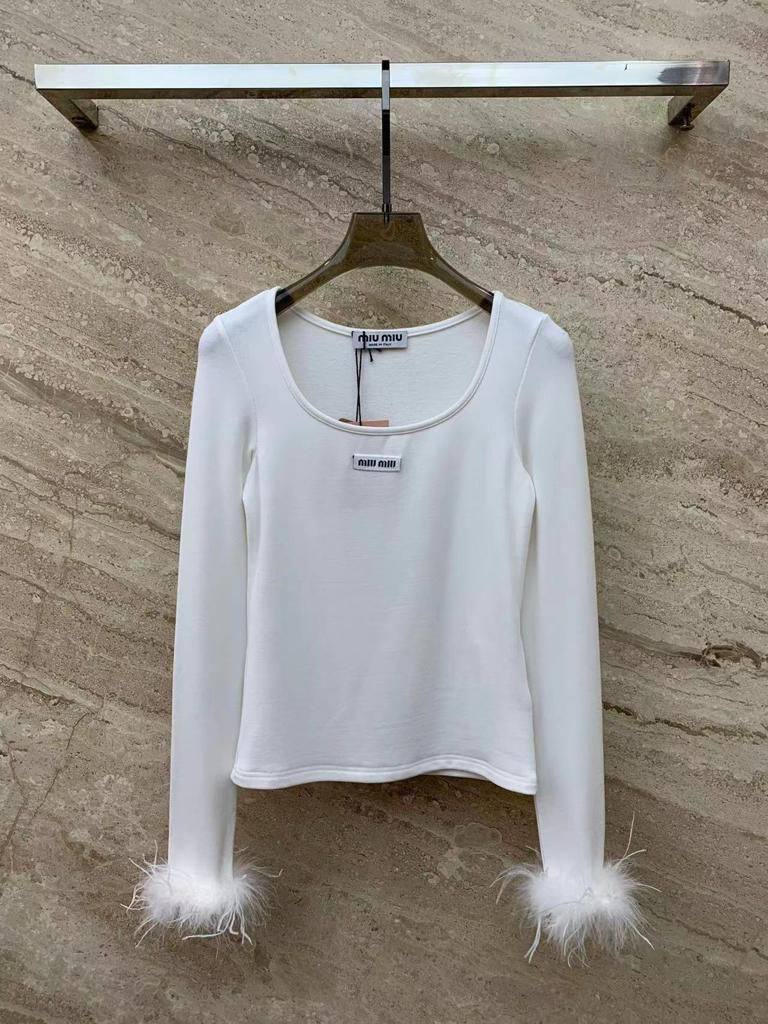 Miu Miu BP-43939 повседневный лонгслив Miu Miu BP-43939 повседневный лонгслив