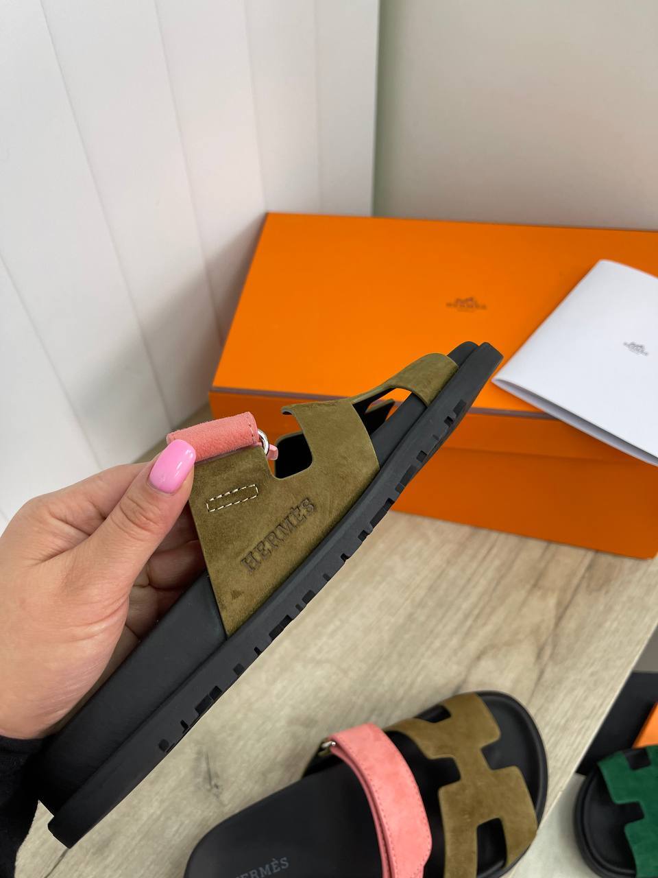 Коллекционные сандалии Hermes BP-29423 Коллекционные сандалии Hermes BP-29423