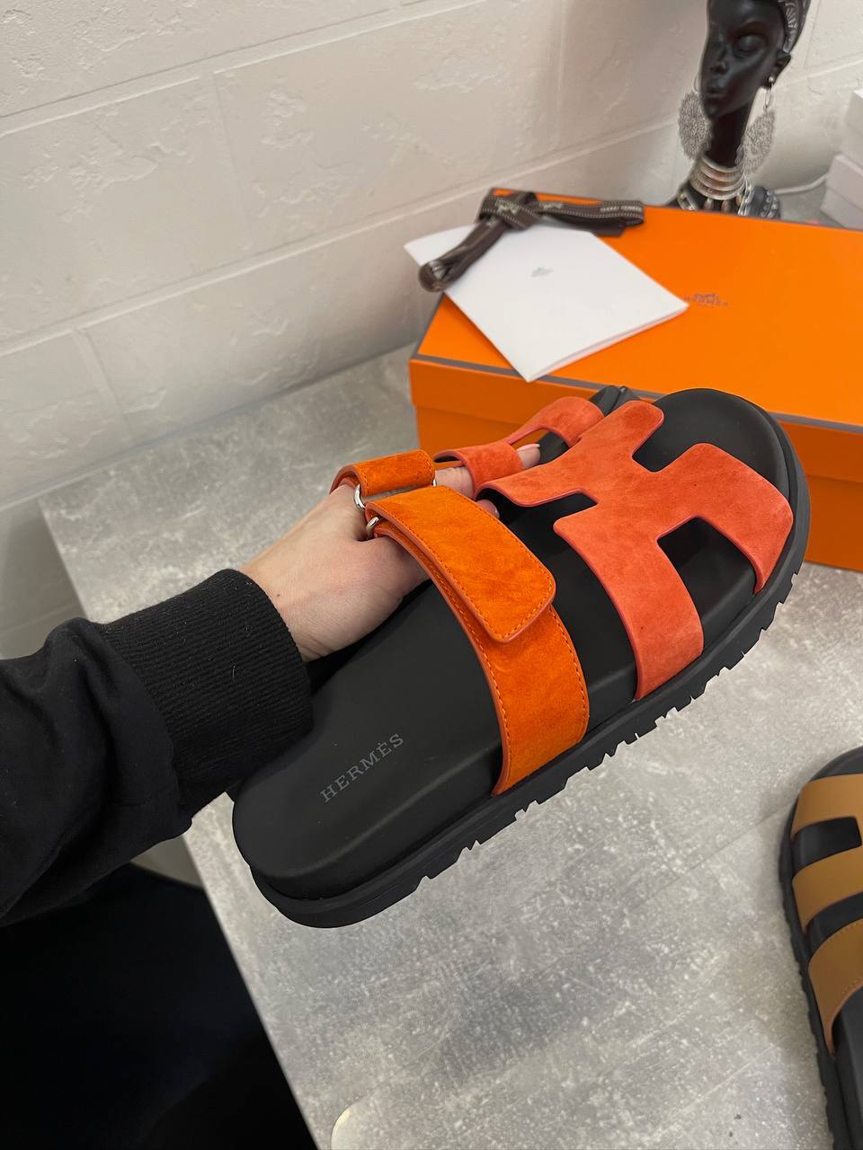 Трендовые сандалии Hermes BP-48234 Трендовые сандалии Hermes BP-48234