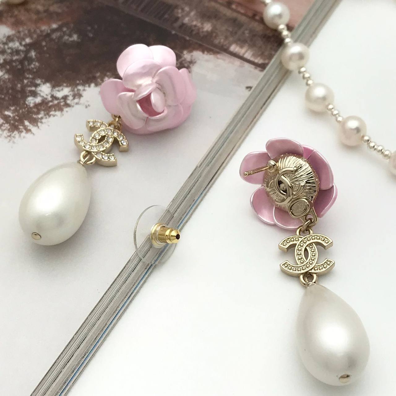 Серьги Chanel элитные BP-36324 Серьги Chanel элитные BP-36324