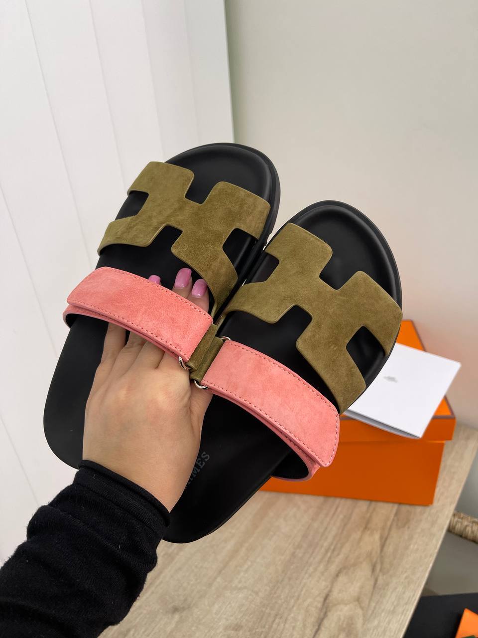 Коллекционные сандалии Hermes BP-29423 Коллекционные сандалии Hermes BP-29423