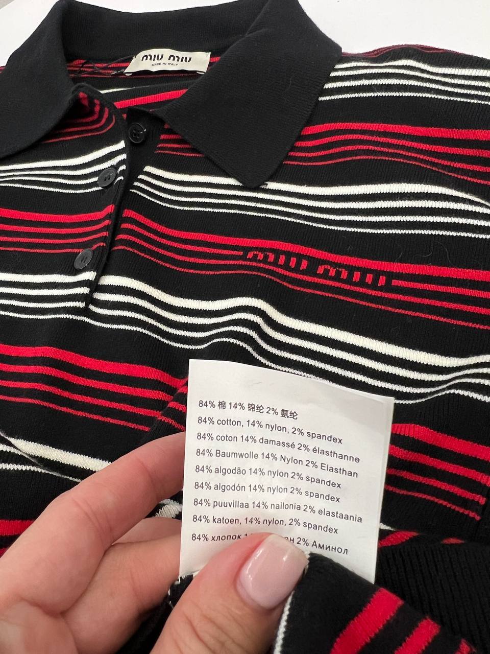 Поло Miu Miu премиум BP-53076 Поло Miu Miu премиум BP-53076