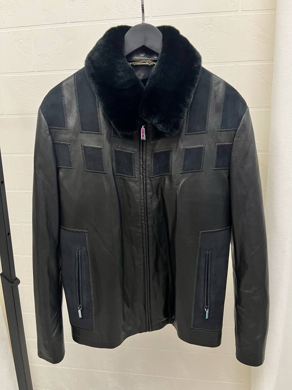 Кожаная черная куртка Zilli BP-43191 Кожаная черная куртка Zilli BP-43191
