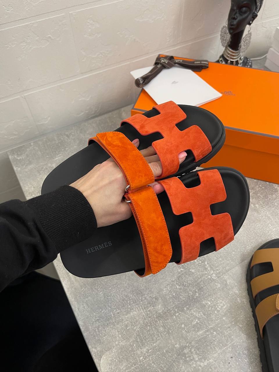 Трендовые сандалии Hermes BP-48234 Трендовые сандалии Hermes BP-48234