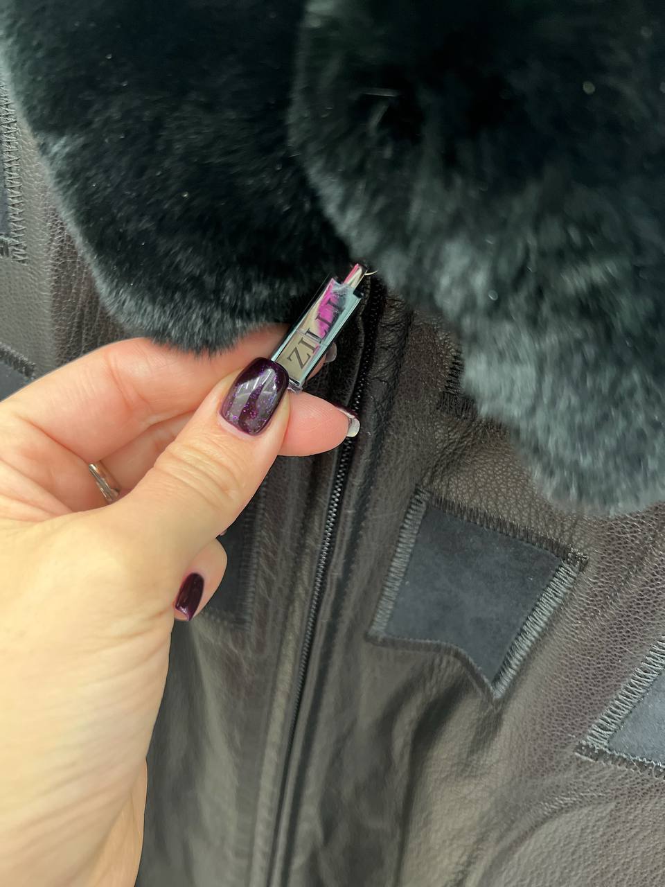 Кожаная черная куртка Zilli BP-43191 Кожаная черная куртка Zilli BP-43191