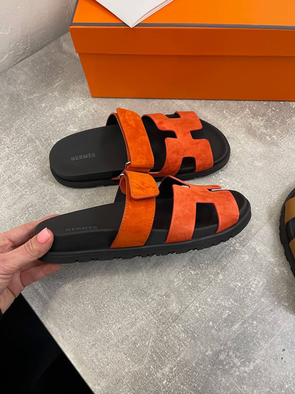 Трендовые сандалии Hermes BP-48234 Трендовые сандалии Hermes BP-48234