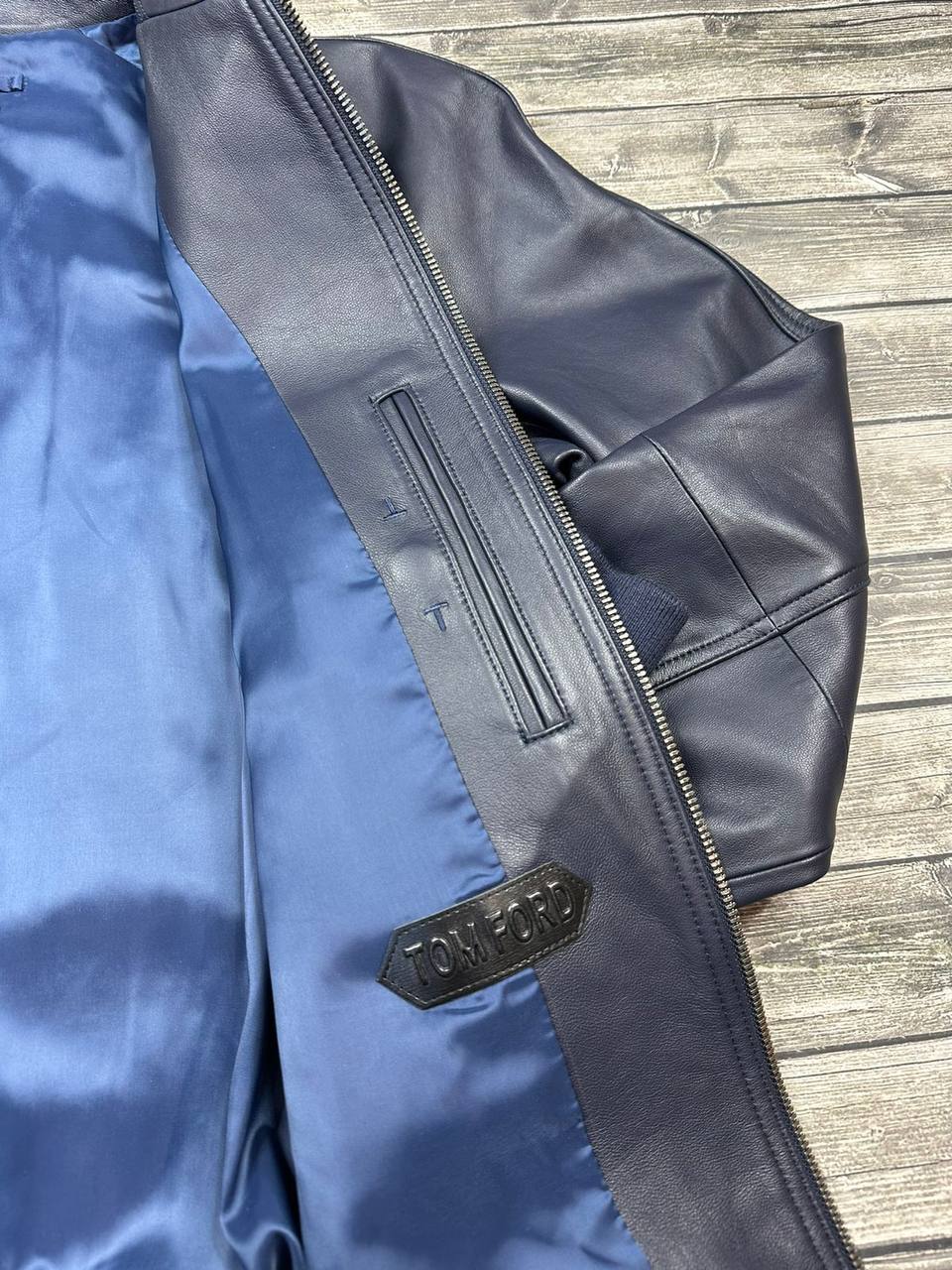 Стильная кожаная куртка Tom Ford BP-32188 Стильная кожаная куртка Tom Ford BP-32188