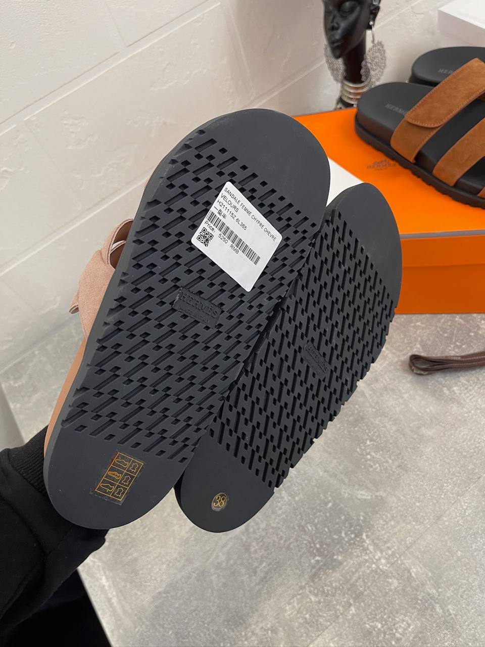 Трендовые сандалии Hermes BP-48227 Трендовые сандалии Hermes BP-48227