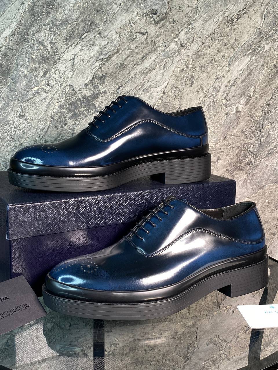 Классические оксфорды туфли Prada BP-53816 Классические оксфорды туфли Prada BP-53816