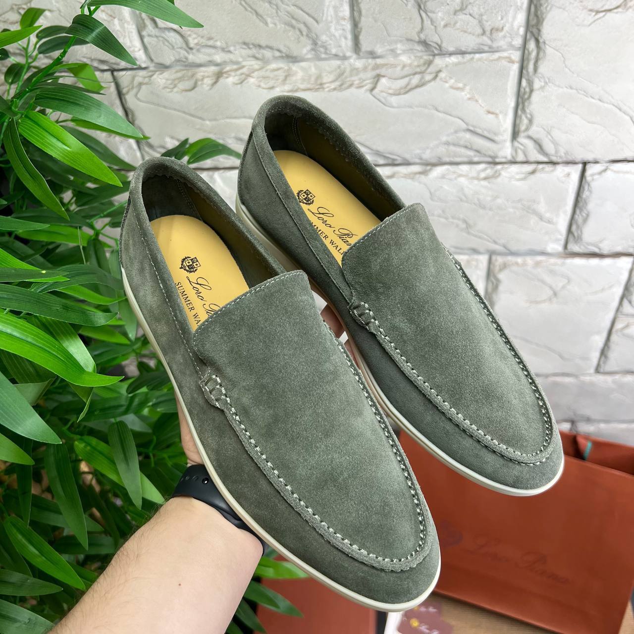 Лоферы мужские премиум Loro Piana BP-23064 Лоферы мужские премиум Loro Piana BP-23064