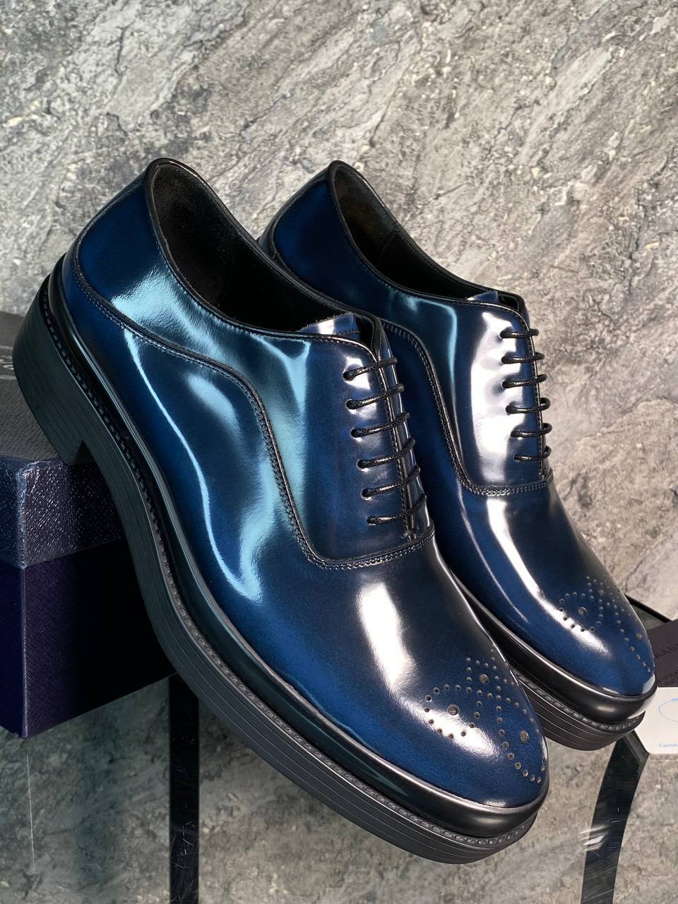 Классические оксфорды туфли Prada BP-53816 Классические оксфорды туфли Prada BP-53816