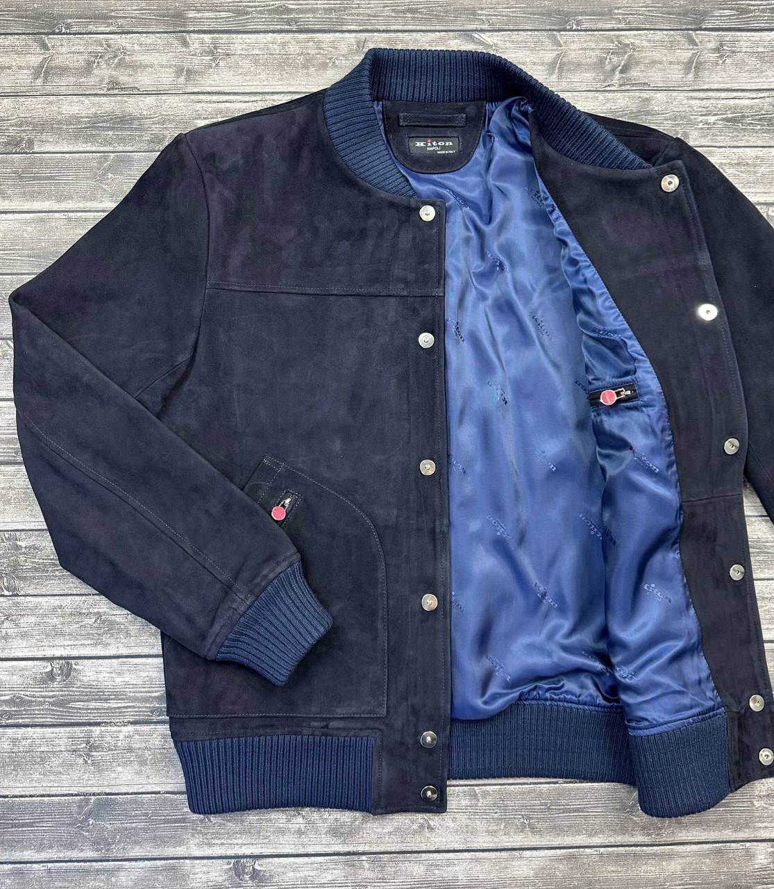 Kiton бомбер из замши BP-33289 Kiton бомбер из замши BP-33289