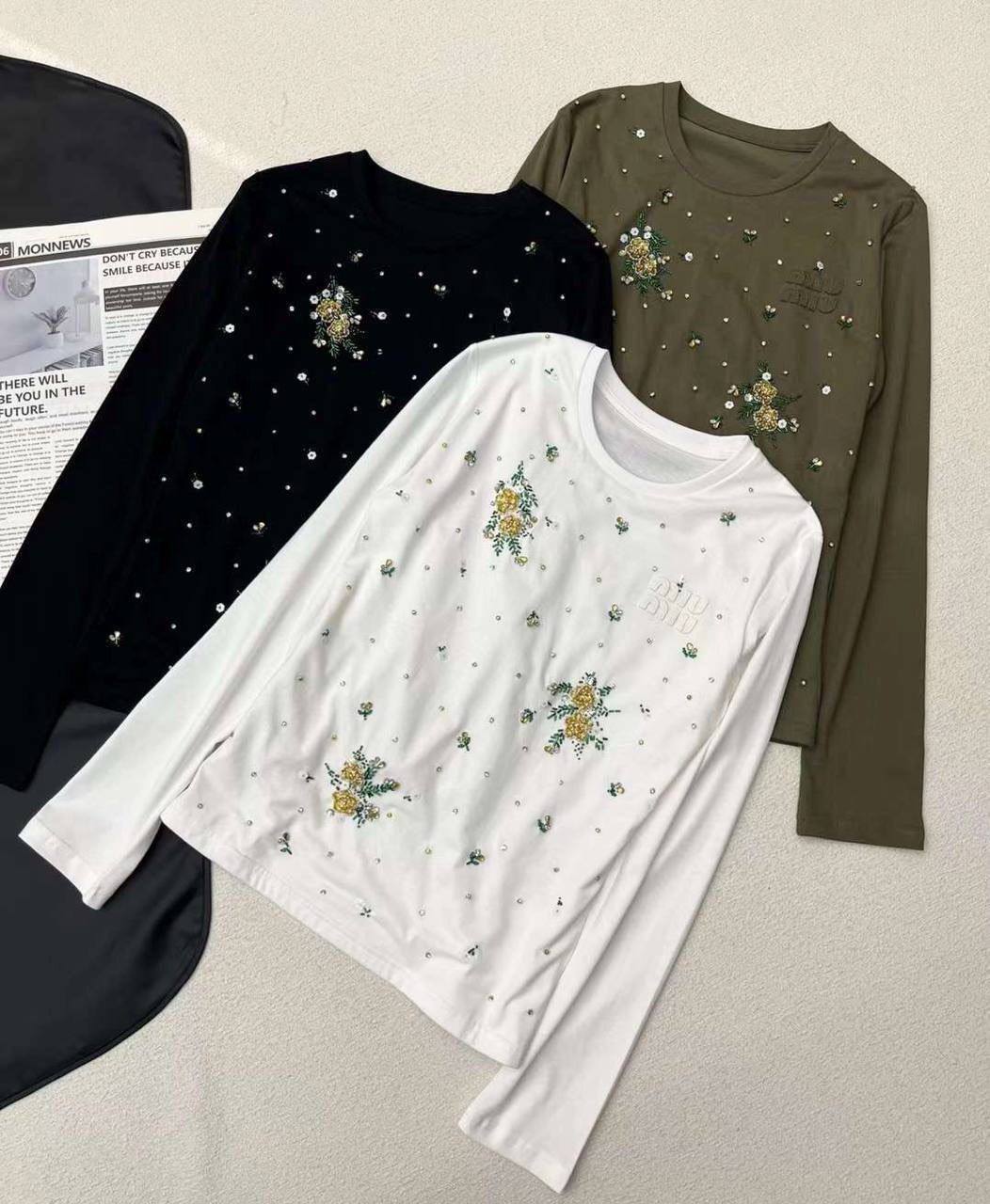 Лонгслив Miu Miu люкс BP-47926 Лонгслив Miu Miu люкс BP-47926