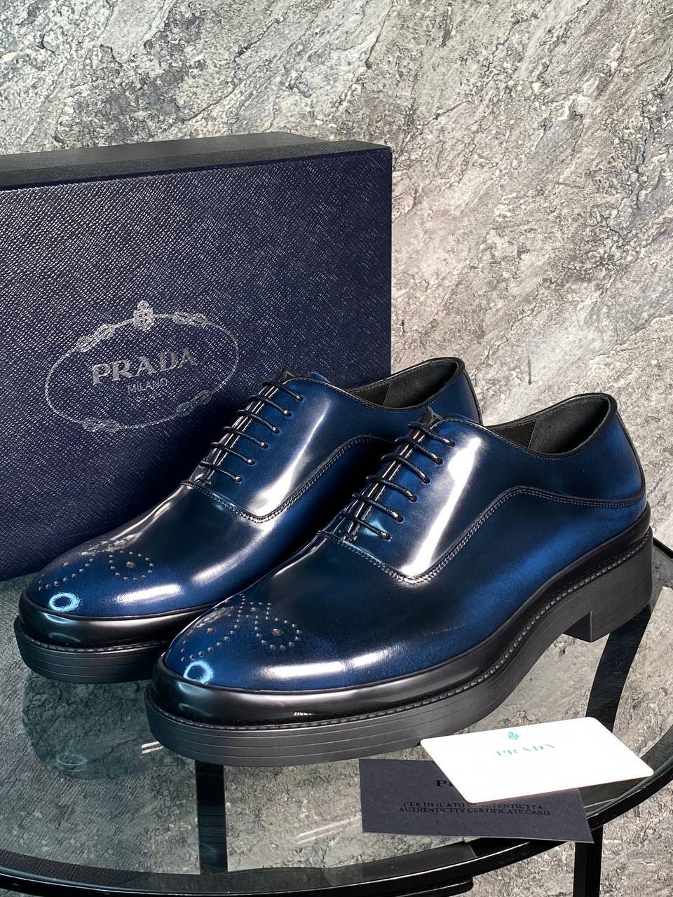 Классические оксфорды туфли Prada BP-53816 Классические оксфорды туфли Prada BP-53816