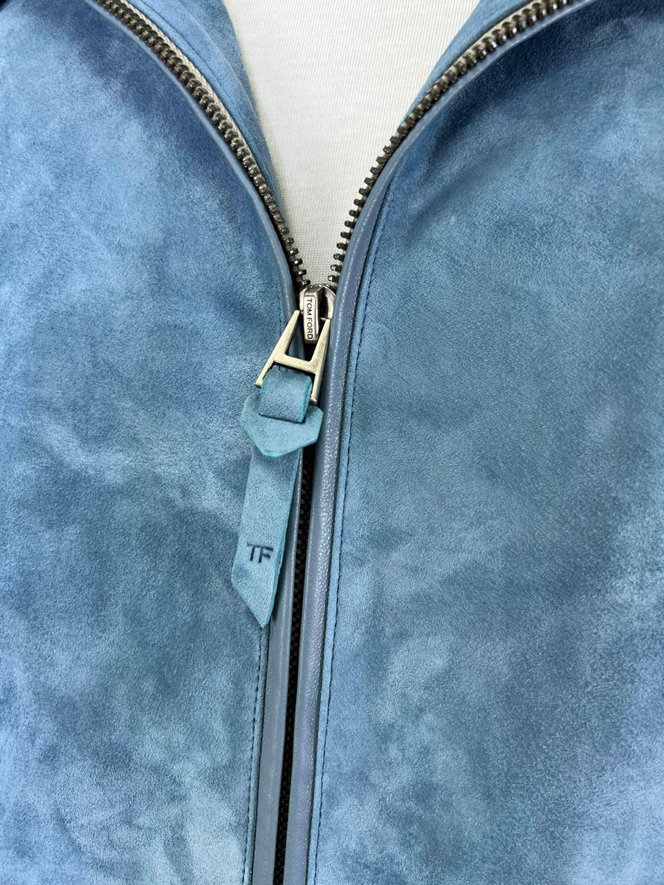 Замшевая куртка повседневная Tom Ford BP-20837 Замшевая куртка повседневная Tom Ford BP-20837