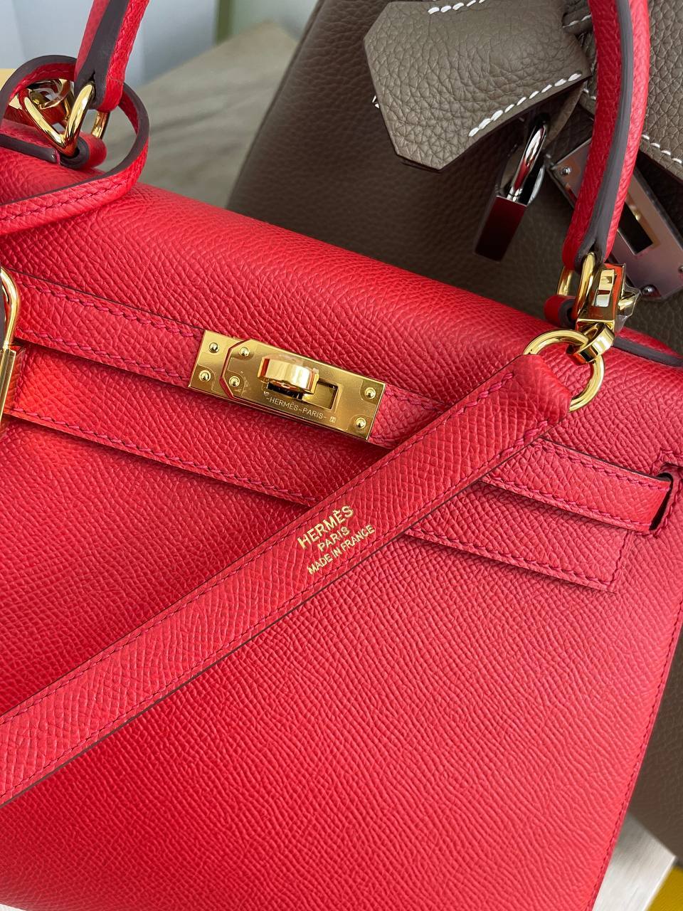 Элитная женская сумка Kelly 25 см, Epsom Hermes BP-17429 Элитная женская сумка Kelly 25 см, Epsom Hermes BP-17429