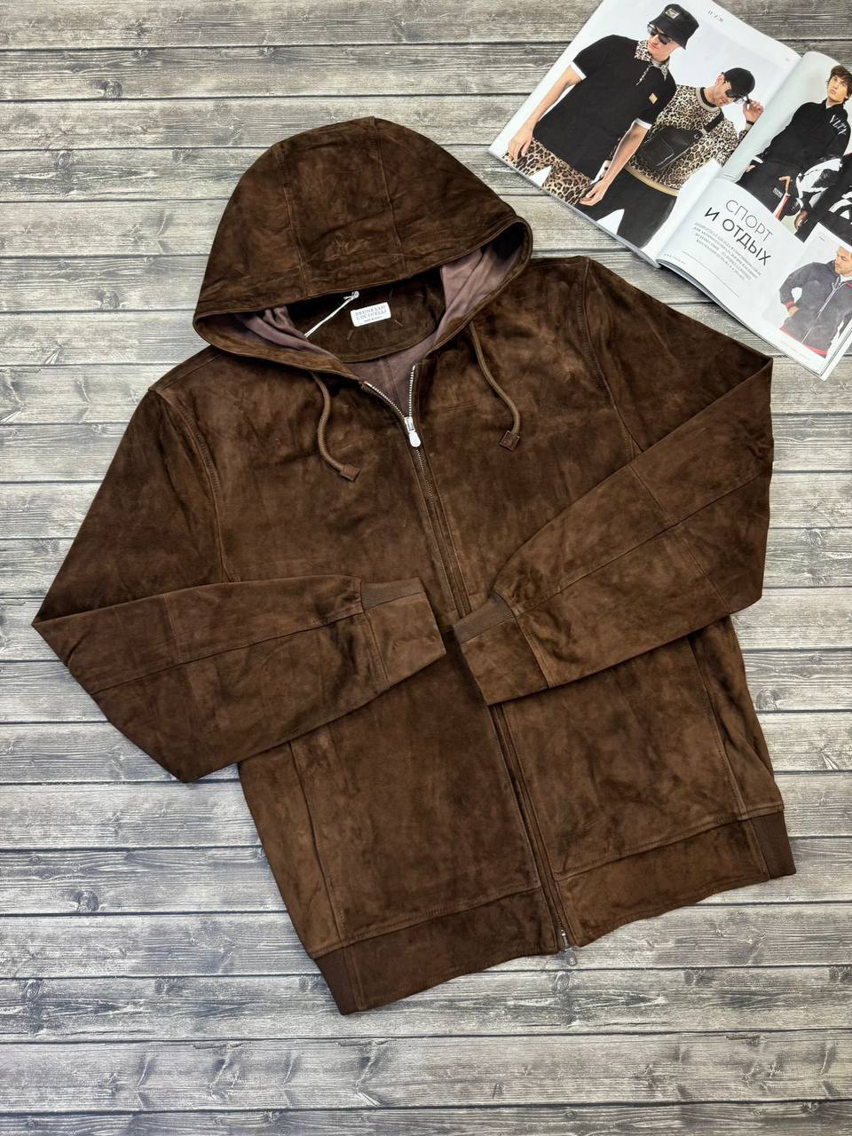 Замшевый бомбер BC BP-53615 Замшевый бомбер BC BP-53615