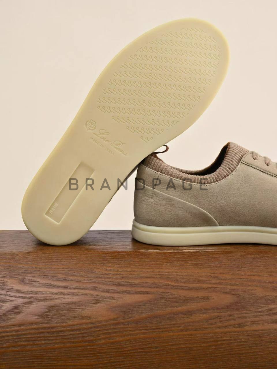 Кроссовки из телячьей кожи Loro Piana BPLUX12219 Кроссовки из телячьей кожи Loro Piana BPLUX12219