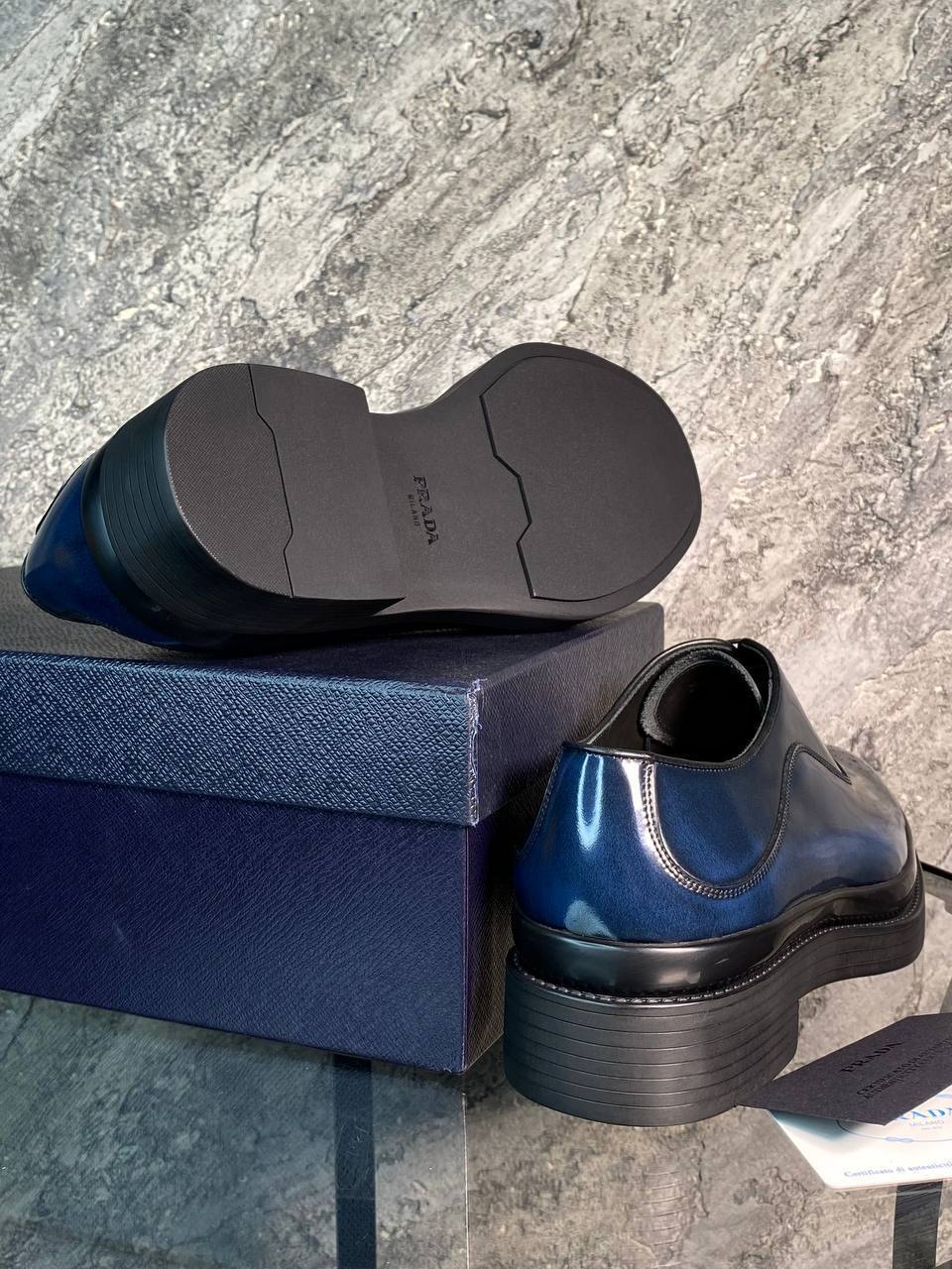 Классические оксфорды туфли Prada BP-53816 Классические оксфорды туфли Prada BP-53816