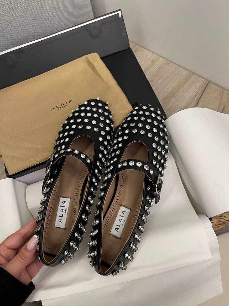 Балетки эксклюзивные Alaia BP-45851 Балетки эксклюзивные Alaia BP-45851