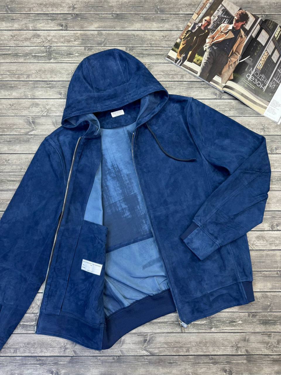 Стильный замшевый бомбер BC BP-53614 Стильный замшевый бомбер BC BP-53614