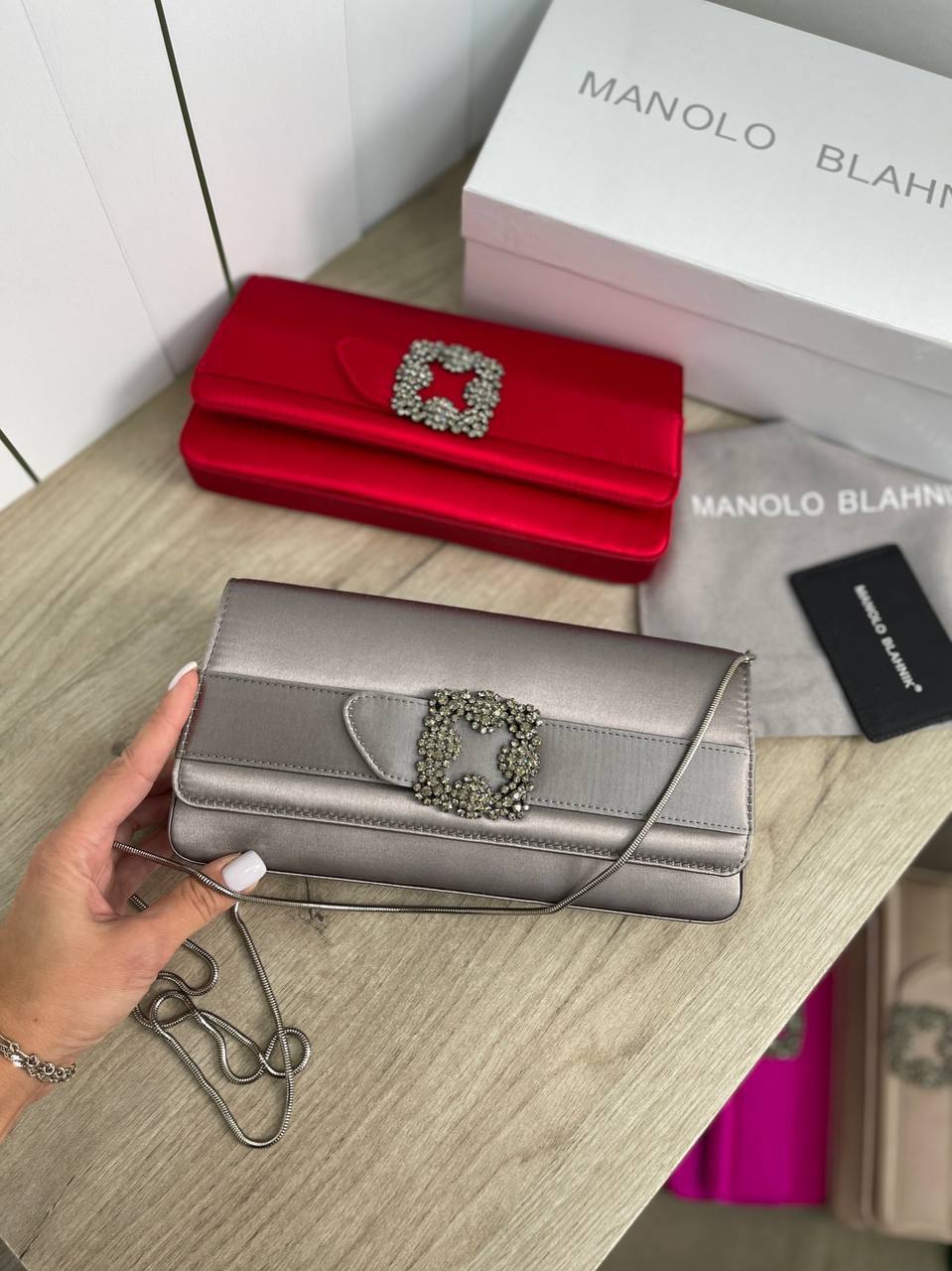 Премиум-клатч Manolo Blahnik BP-17768 Премиум-клатч Manolo Blahnik BP-17768