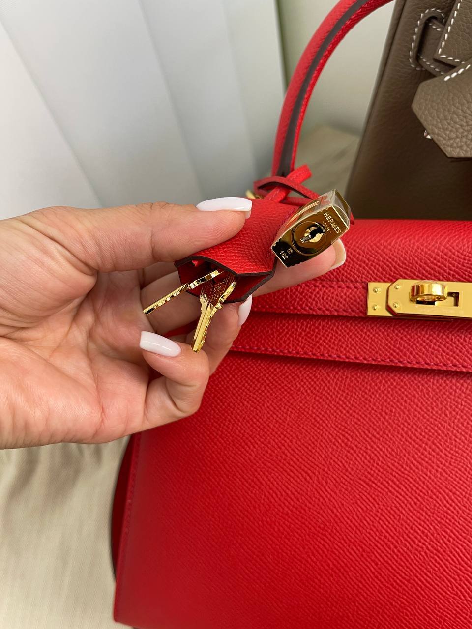 Элитная женская сумка Kelly 25 см, Epsom Hermes BP-17429 Элитная женская сумка Kelly 25 см, Epsom Hermes BP-17429