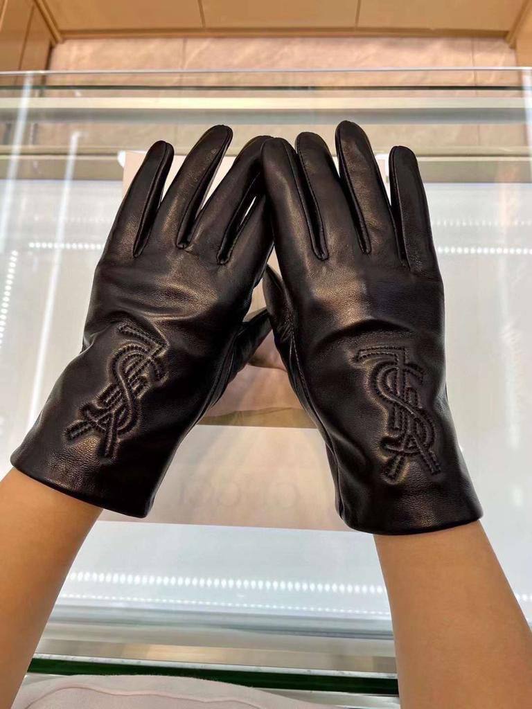 Yves Saint Laurent BP-42629 люкс перчатки Yves Saint Laurent BP-42629 люкс перчатки