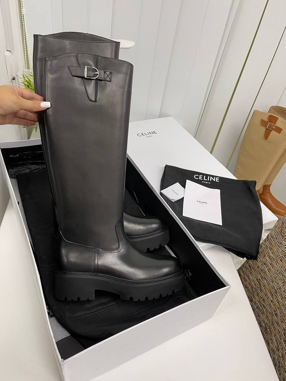 Дизайнерские сапоги Celine BP-19735 Дизайнерские сапоги Celine BP-19735