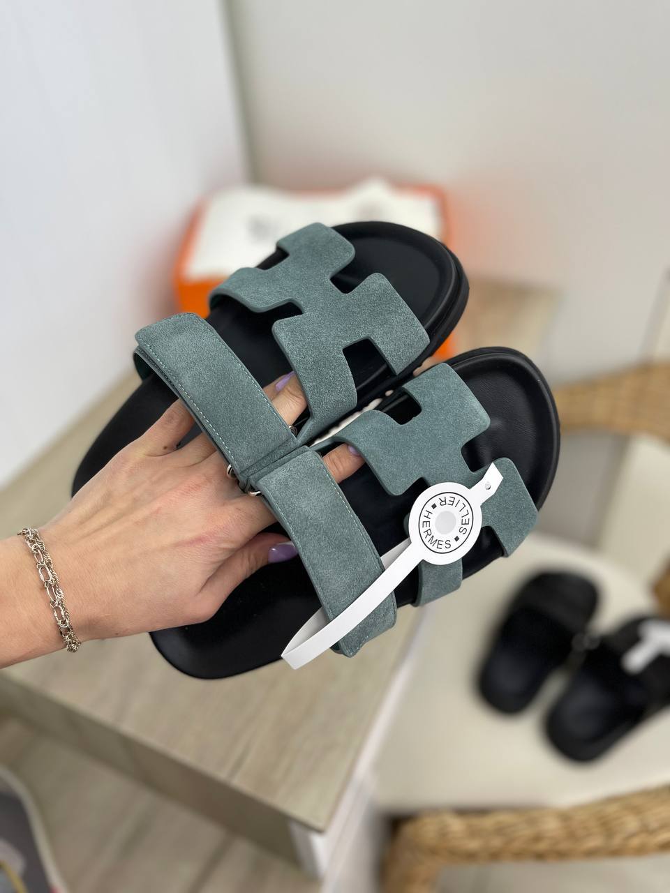 Коллекционные сандалии Hermes BP-31618 Коллекционные сандалии Hermes BP-31618