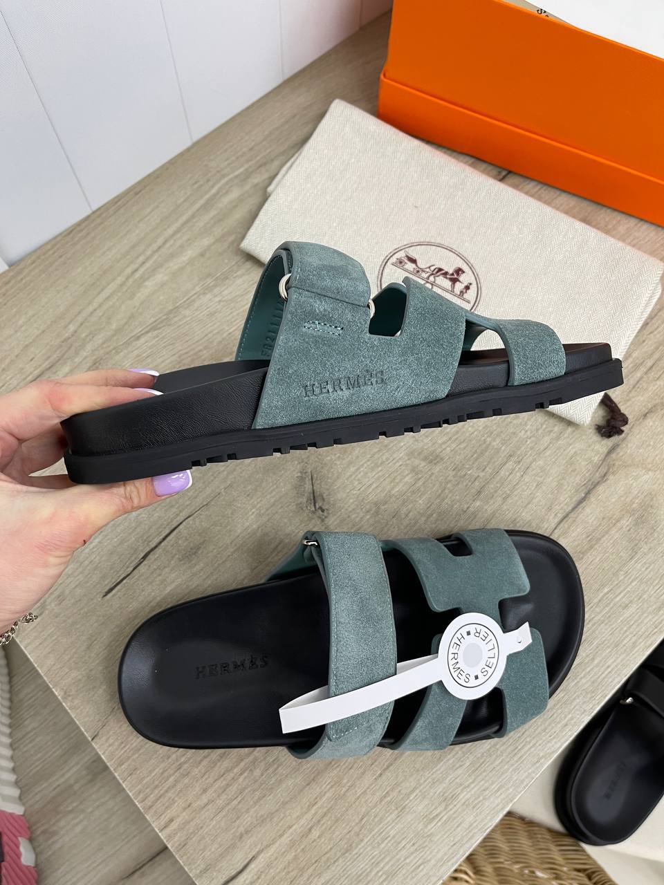 Коллекционные сандалии Hermes BP-31618 Коллекционные сандалии Hermes BP-31618