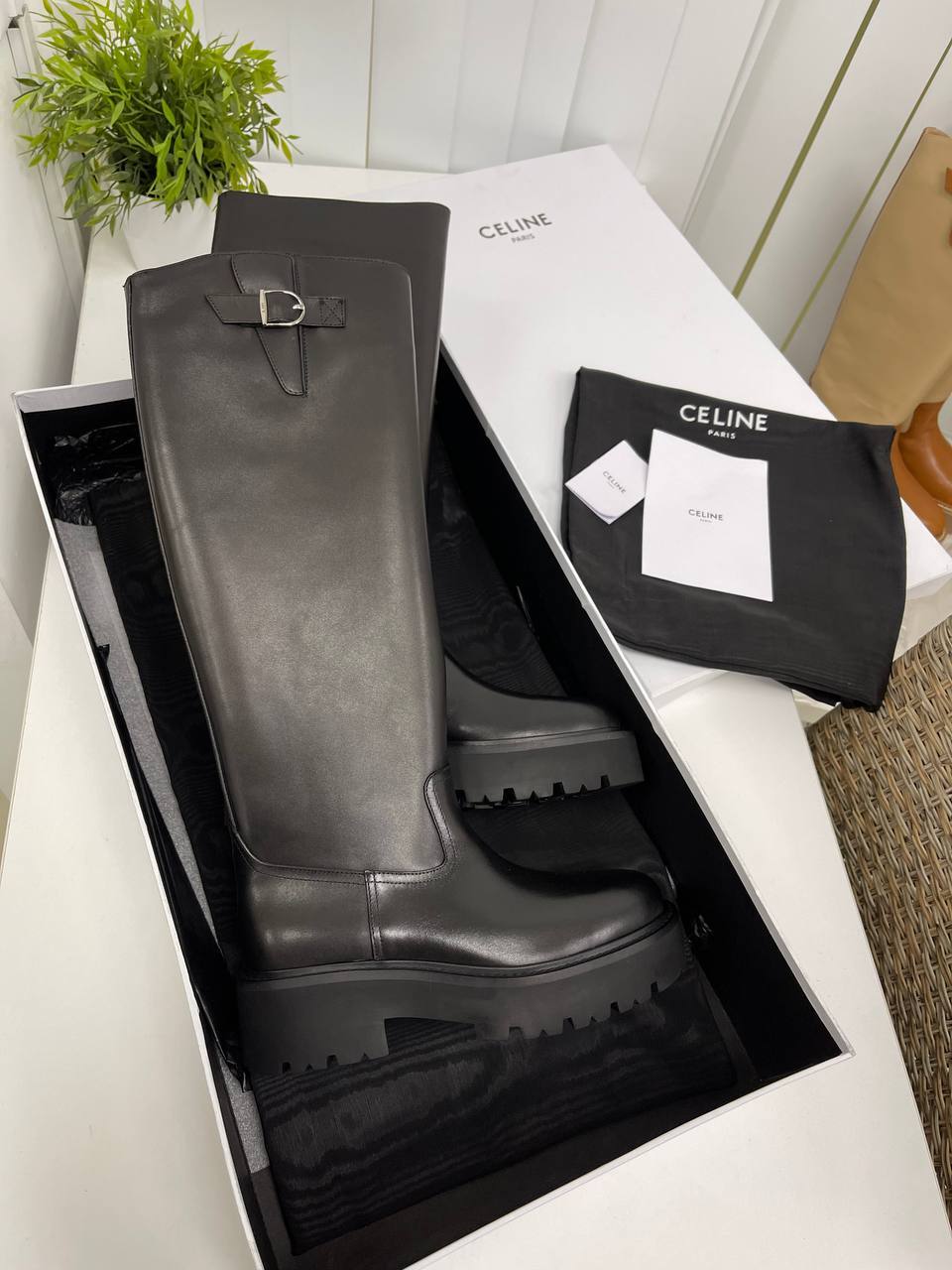 Дизайнерские сапоги Celine BP-19735 Дизайнерские сапоги Celine BP-19735