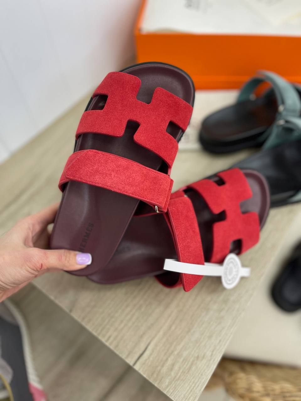 Трендовые сандалии Hermes BP-31617 Трендовые сандалии Hermes BP-31617