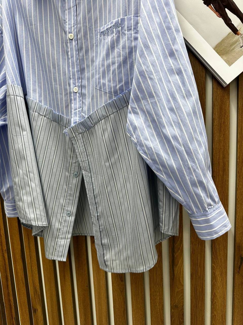 Трендовая рубашка Balenciaga BP-51070 Трендовая рубашка Balenciaga BP-51070