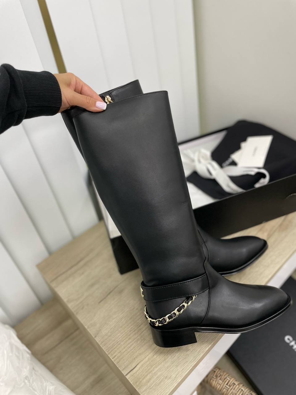 Дизайнерские сапоги Chanel BP-21353 Дизайнерские сапоги Chanel BP-21353