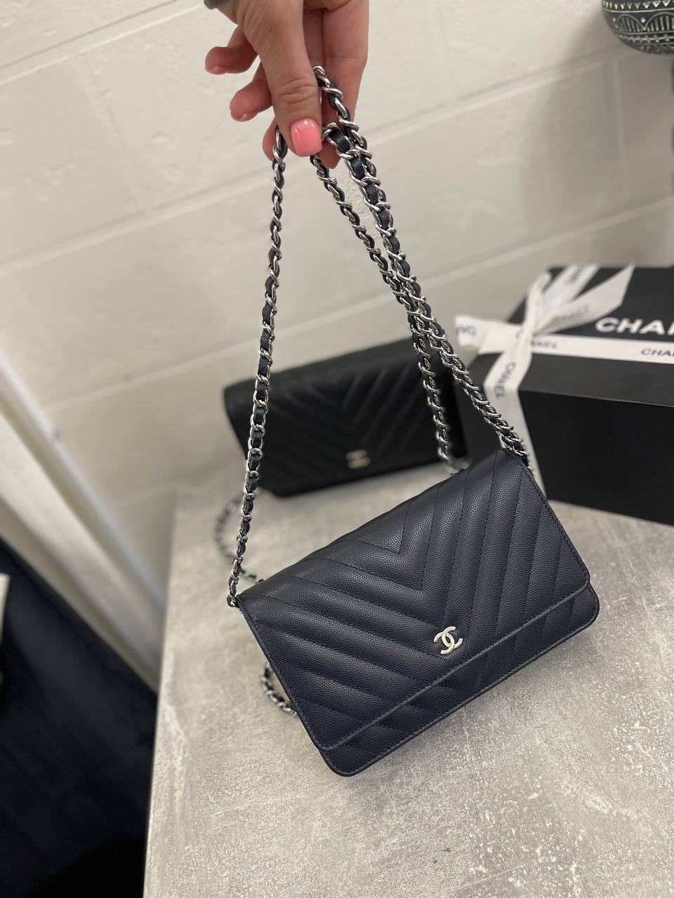 Женская сумка Chanel WOC BP-48383, премиум Женская сумка Chanel WOC BP-48383, премиум