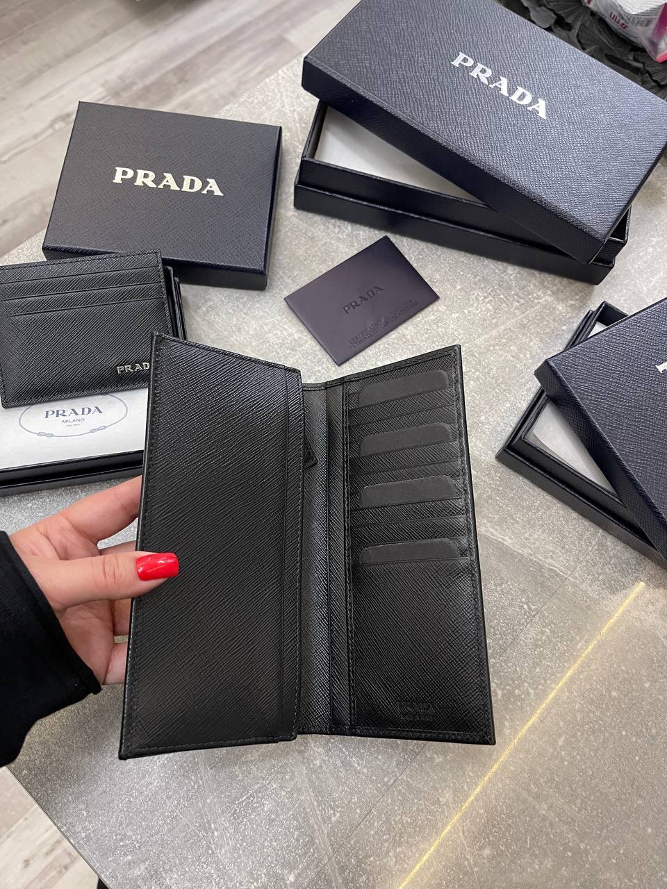 Купюрник стильный Prada BP-46461 Купюрник стильный Prada BP-46461