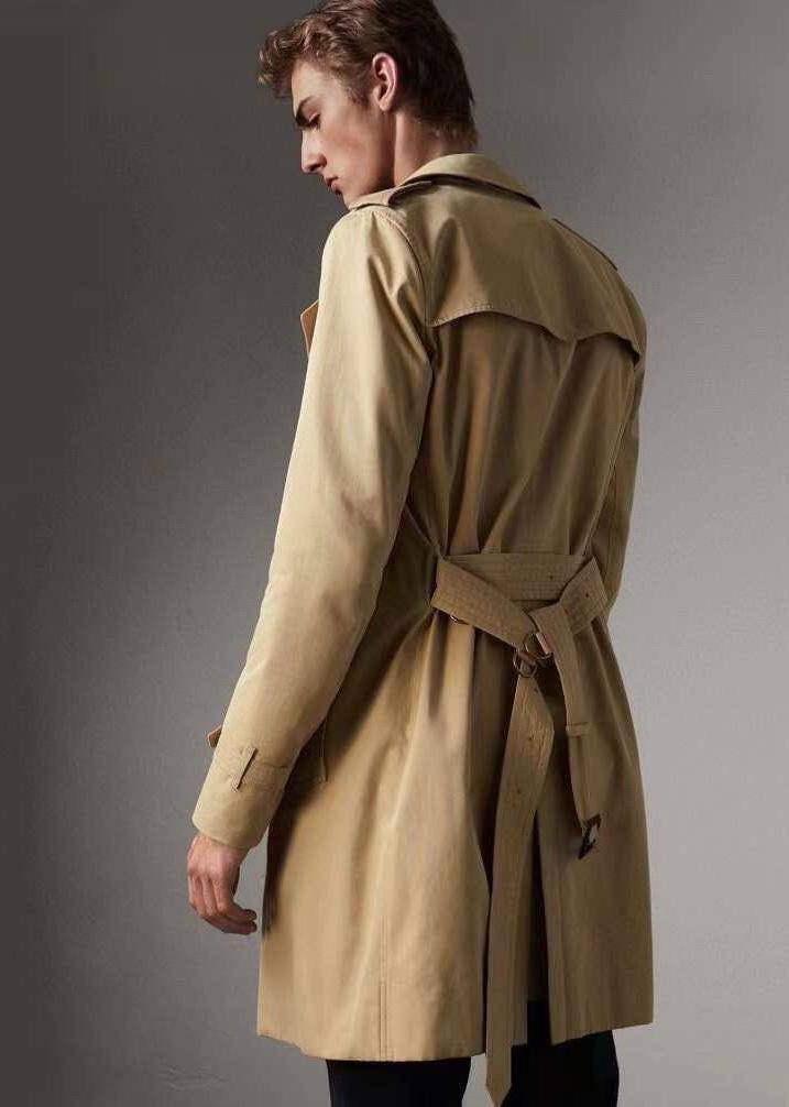 Тренч светло-бежевый Burberry на пуговицах BP-53712 Тренч светло-бежевый Burberry на пуговицах BP-53712