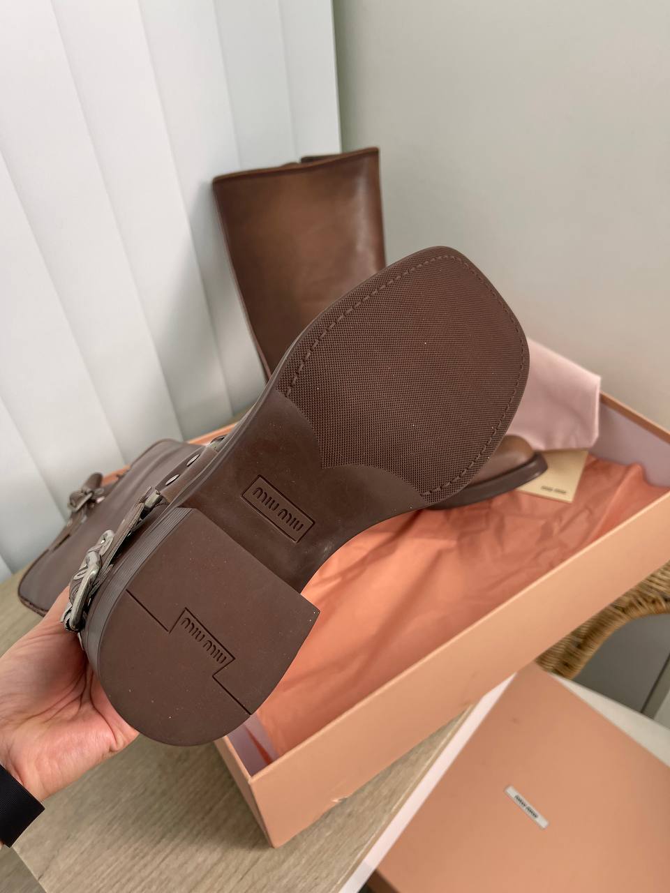 Трендовые сапоги Miu Miu BP-22681 Трендовые сапоги Miu Miu BP-22681