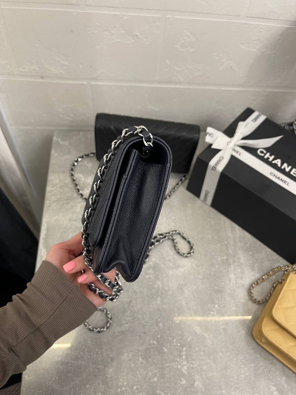 Женская сумка Chanel WOC BP-48383, премиум Женская сумка Chanel WOC BP-48383, премиум