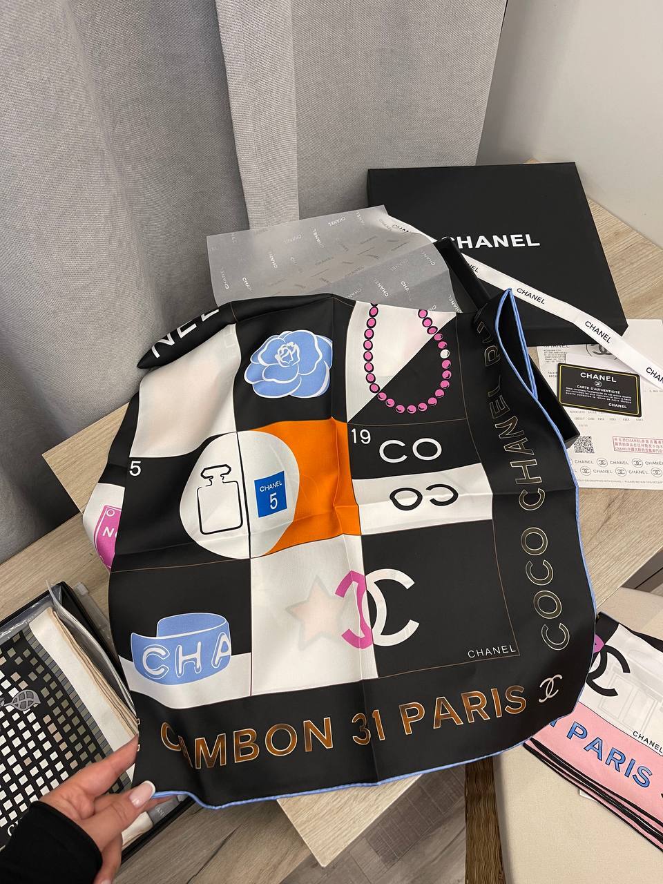 Платок премиум Chanel BP-45538 Платок премиум Chanel BP-45538