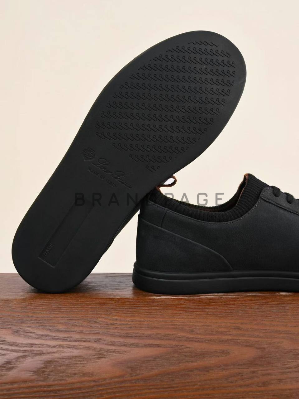 Кеды из телячьей кожи Loro Piana BPLUX12218 Кеды из телячьей кожи Loro Piana BPLUX12218