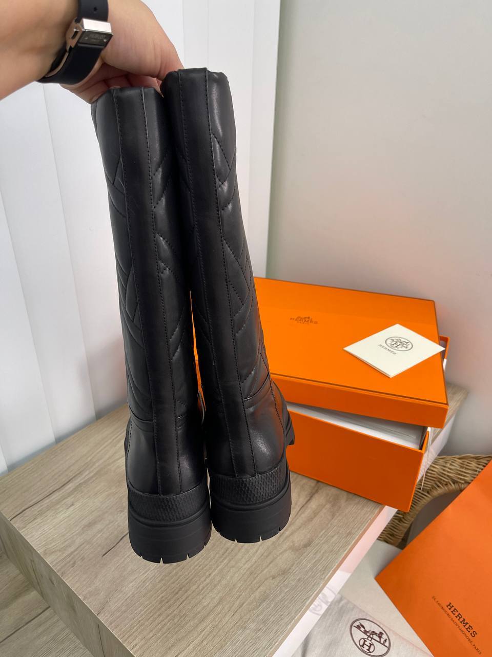 Люкс сапоги Hermes BP-22175 Люкс сапоги Hermes BP-22175