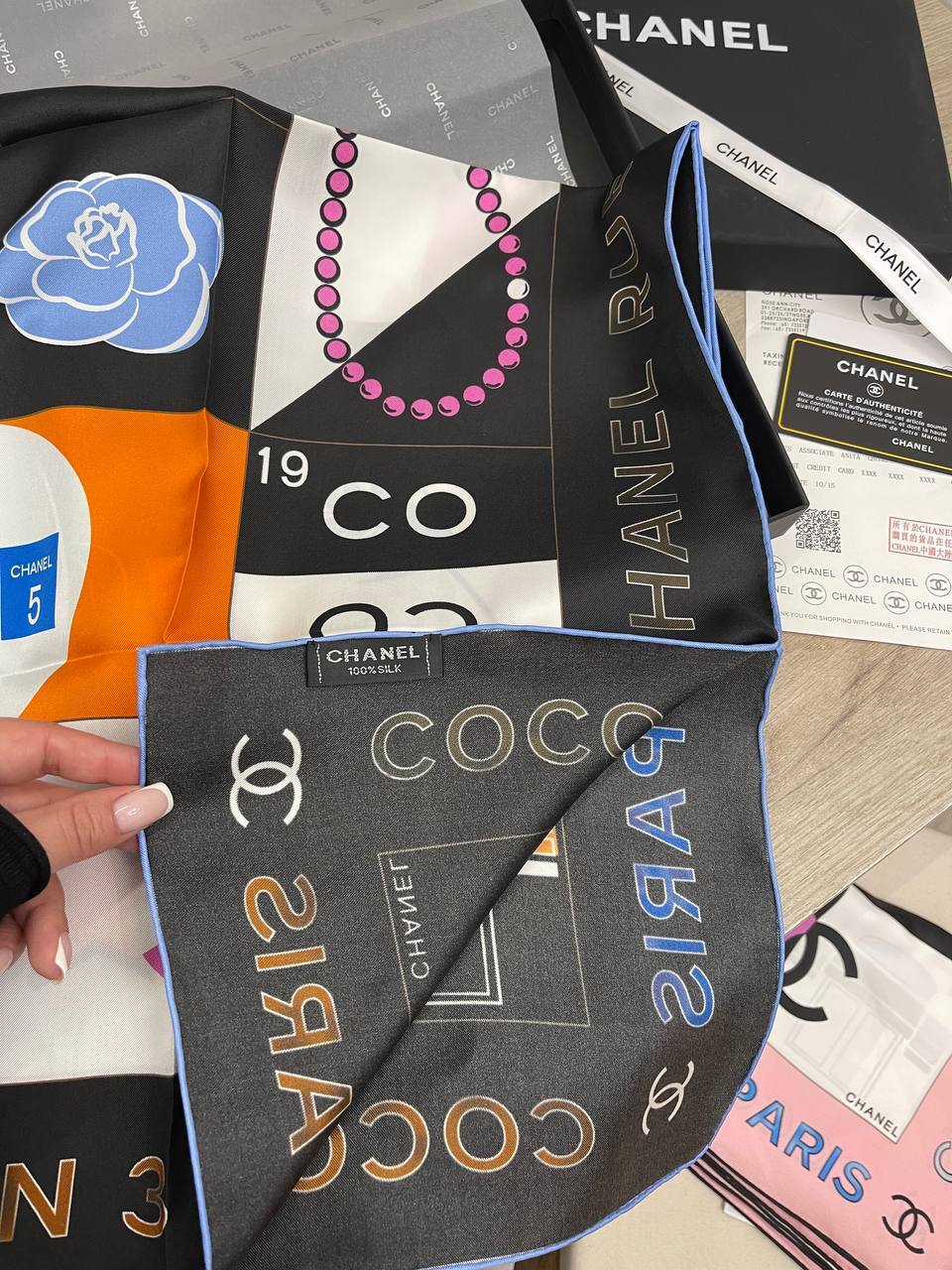 Платок премиум Chanel BP-45538 Платок премиум Chanel BP-45538