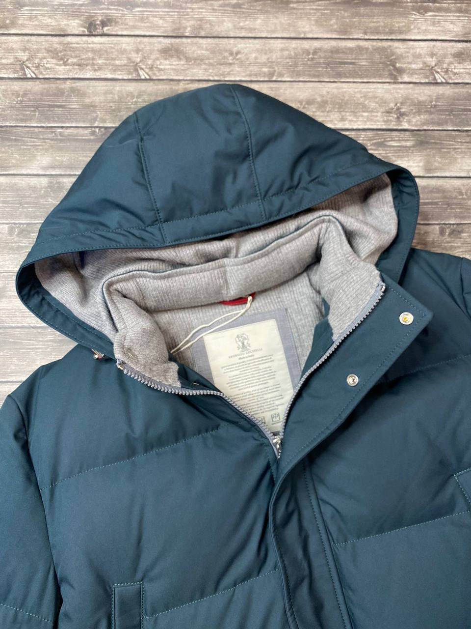 Пуховик бриллиантово-синий BC BP-22521 Пуховик бриллиантово-синий BC BP-22521